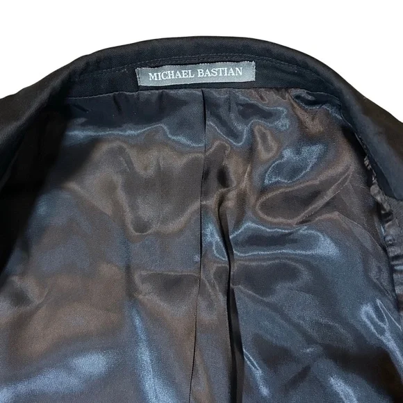 Michael Bastian Black Wool Tuxedo Peak Lapel Dinner Jacket Blazer NWT 38R